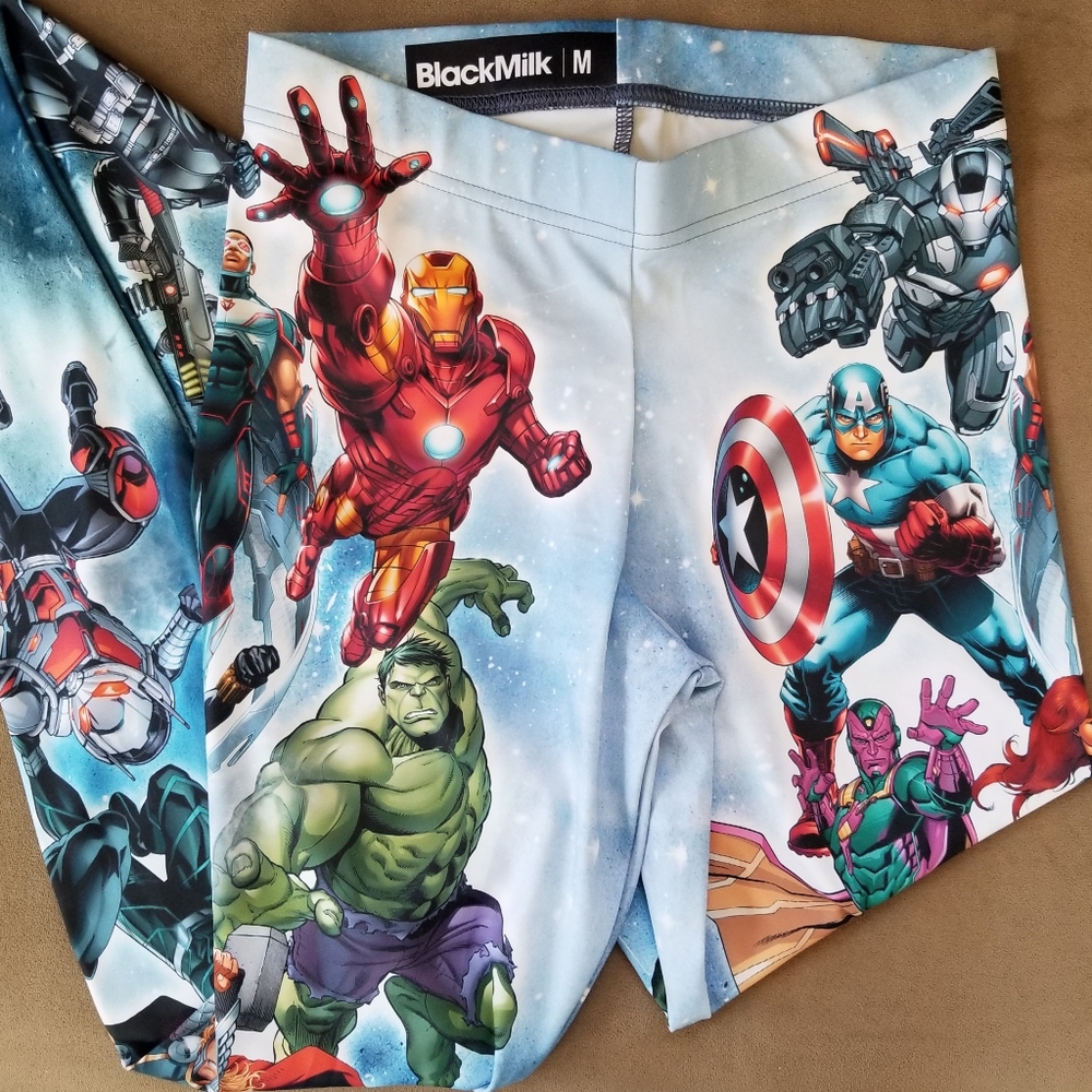 Blackmilk Avengers Assemble MF Leggings by Black Milk Medium